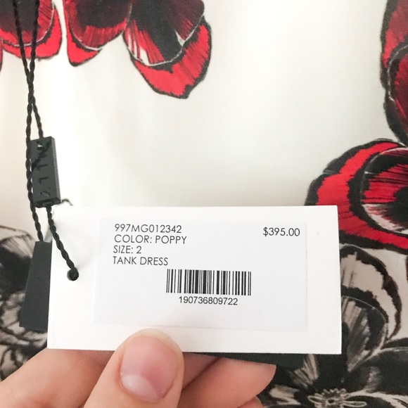 NWT Milly 💯% Silk Poppy Tank Dress - Picture 4 of 7